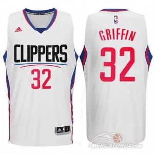 Canotte Griffi,Los Angeles Clippers Bianco