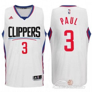 Canotte Paul,Los Angeles Clippers Bianco
