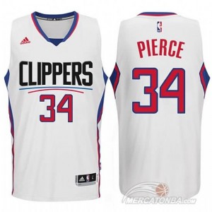 Canotte Pierce,Los Angeles Clippers Bianco
