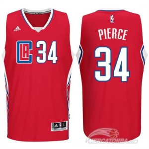 Canotte Pierce,Los Angeles Clippers Rosso