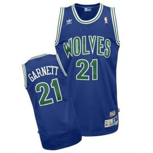 Canotte retro Garnett,Minnesota Timberwolves Blu2