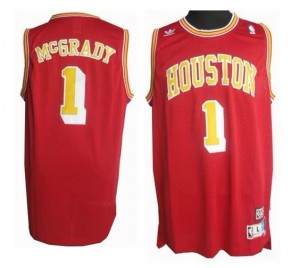 Canotte retro McGrady,Houston Rockets Rosso2