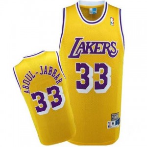 Canotte Abdul Jabbar,Los Angeles Lakers Giallo