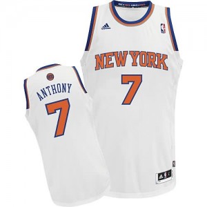 Canotte Rivoluzione 30 Anthony,New York Knicks Bianco