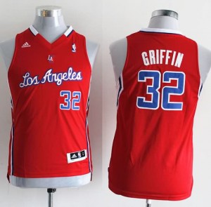 Canotte Bambini Griffi,Los Angeles Clippers Rosso