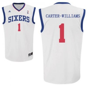 Canotte Carter Williams,Philadelphia 76ers Bianco