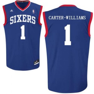 Canotte Carter Williams,Philadelphia 76ers Blu