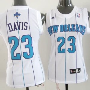 Canotte Donna Davis,New Orleans Hornets Bianco