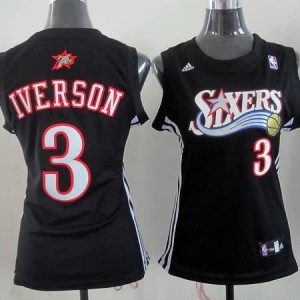 Canotte Donna Iverson,Philadelphia 76ers Nero