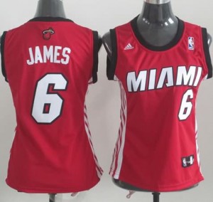 Canotte Donna James,Miami Heats Rosso