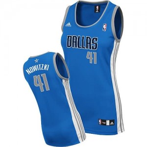 Canotte Donna Nowitzki,Dallas Mavericks Blu