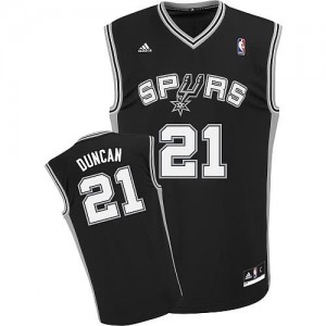 Canotte Rivoluzione 30 Duncan,San Antonio Spurs Nero