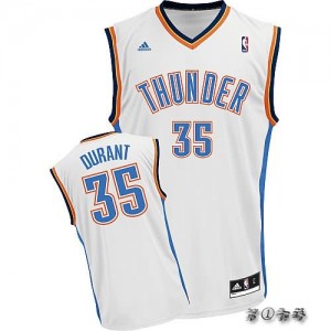 Canotte Rivoluzione 30 Durant,Oklahoma City Thunder Bianco