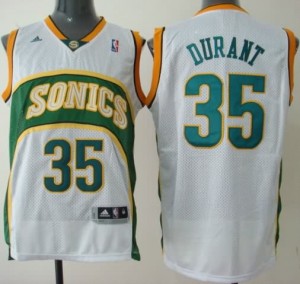 Canotte Durant,Seattle Sonics Bianco