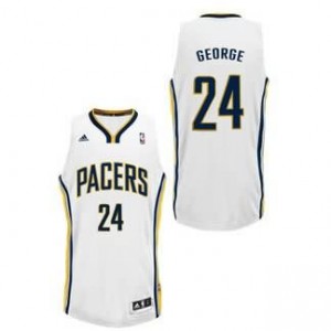 Canotte Rivoluzione 30 George,Indiana Pacers Bianco