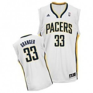 Canotte Rivoluzione 30 Granger,Indiana Pacers Bianco