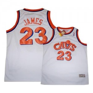 Canotte James,Cleveland Cavaliers Bianco2