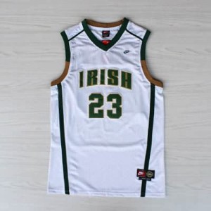 Canotte NCAA James,Irish Bianco