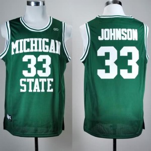 Canotte NCAA Johnson,Michigan state Verde