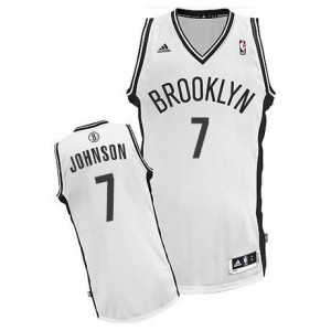 Canotte Rivoluzione 30 Johnson,Brooklyn Nets Bianco