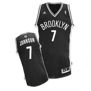 Canotte Rivoluzione 30 Johnson,Brooklyn Nets Nero