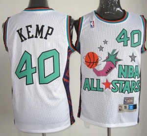 Canotte NBA Kemp,All Star 1995 Bianco