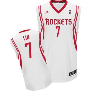 Canotte Rivoluzione 30 Lin,Houston Rockets Bianco