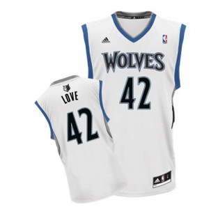 Canotte Rivoluzione 30 Love,Minnesota Timberwolves Bianco