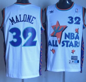 Canotte NBA Malone,All Star 1995 Bianco