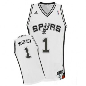 Canotte Rivoluzione 30 McGrady,San Antonio Spurs Bianco