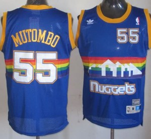 Canotte Mutombo,Denver Nuggets Blu2