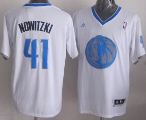 Canotte NBA Natale 2013 Nowitzki Bianco