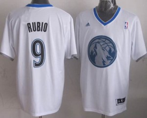 Canotte NBA Natale 2013 Rubio Bianco