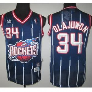 Canotte Rivoluzione 30 Olajuwon,Houston Rockets Blu