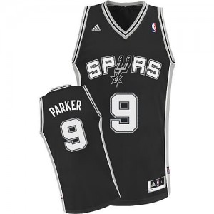 Canotte Parker,San Antonio Spurs Nero