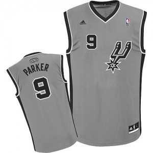 Canotte Rivoluzione 30 Parker,San Antonio Spurs Grigio