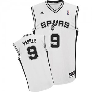 Canotte Rivoluzione 30 Parker,San Antonio Spurs Bianco