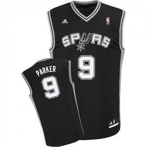 Canotte Rivoluzione 30 Parker,San Antonio Spurs Nero