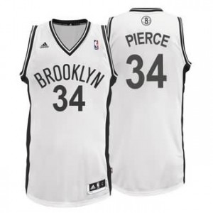 Canotte Rivoluzione 30 Pierce,Brooklyn Nets Bianco