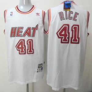 Canotte Rice,Miami Heats Bianco