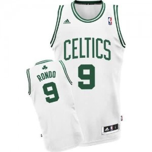 Canotte Rivoluzione 30 Rondo,Boston Celtics Bianco