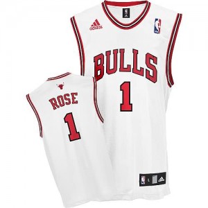 Canotte Rivoluzione 30 Rose,Chicago Bulls Bianco