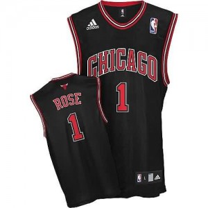 Canotte Rivoluzione 30 Rose,Chicago Bulls Nero