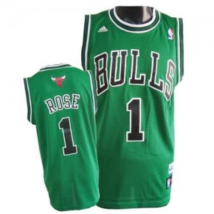 Canotte Rivoluzione 30 Rose,Chicago Bulls Verde