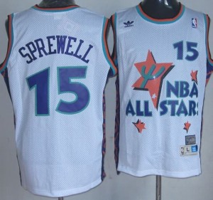 Canotte NBA Sprewell,All Star 1995 Bianco