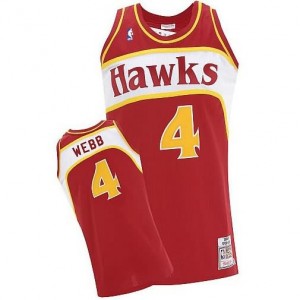 Canotte Webb,Atlanta Hawks Rosso