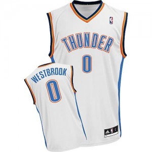 Canotte Rivoluzione 30 Westbrook,Oklahoma City Thunder Bianco