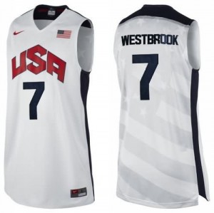 Canotte Westbrook,USA 2012 Bianco