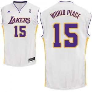 Canotte Rivoluzione 30 WorldPeace,Los Angeles Lakers Bianco