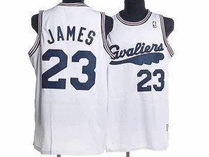 Canotte retro James,Cleveland Cavaliers Bianco